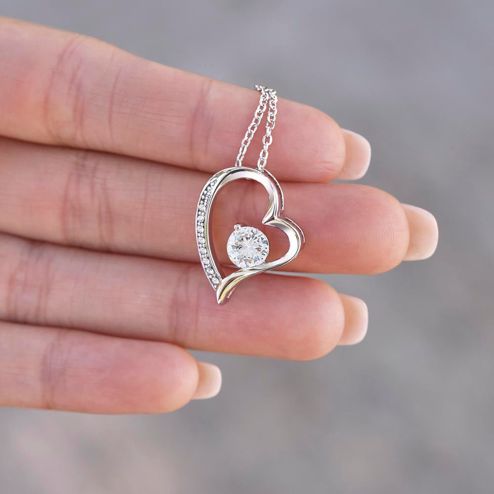 To My Dearest Granddaughter - My Love will follow You - Forever Love Necklace