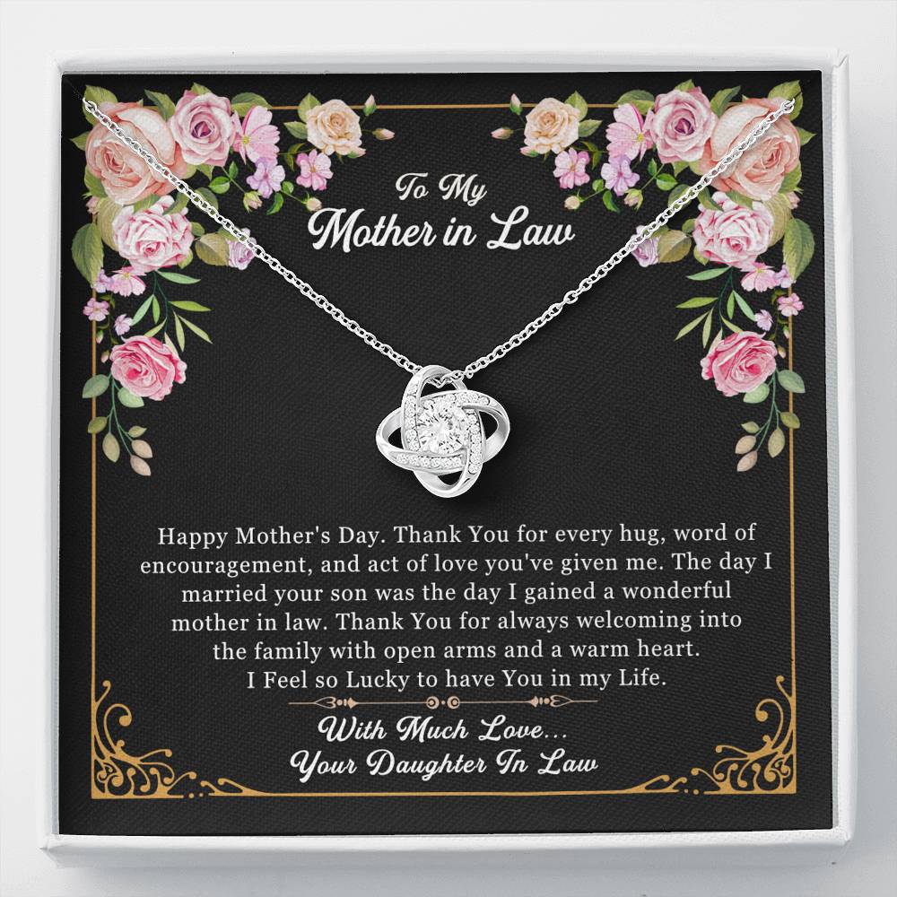 To My Mother in Law - With Much Love - Necklace