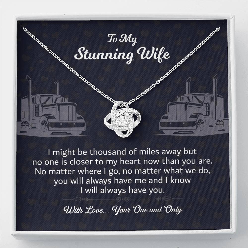 No One is Closer to My Heart than You - Husband and Wife Necklace