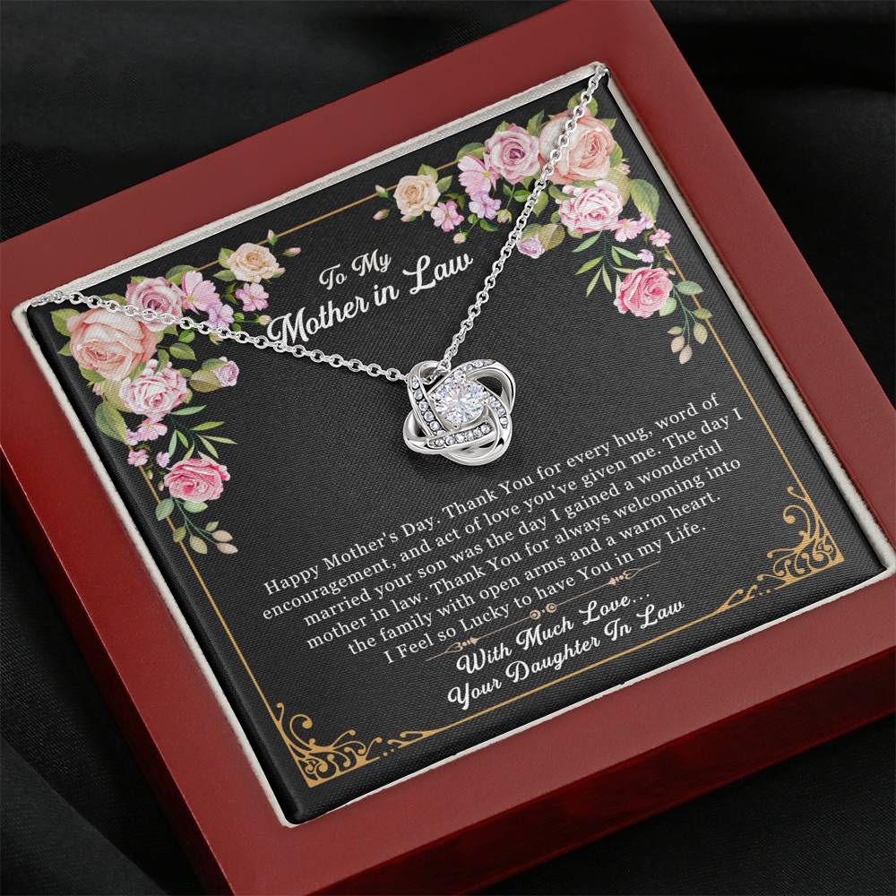 To My Mother in Law - With Much Love - Necklace