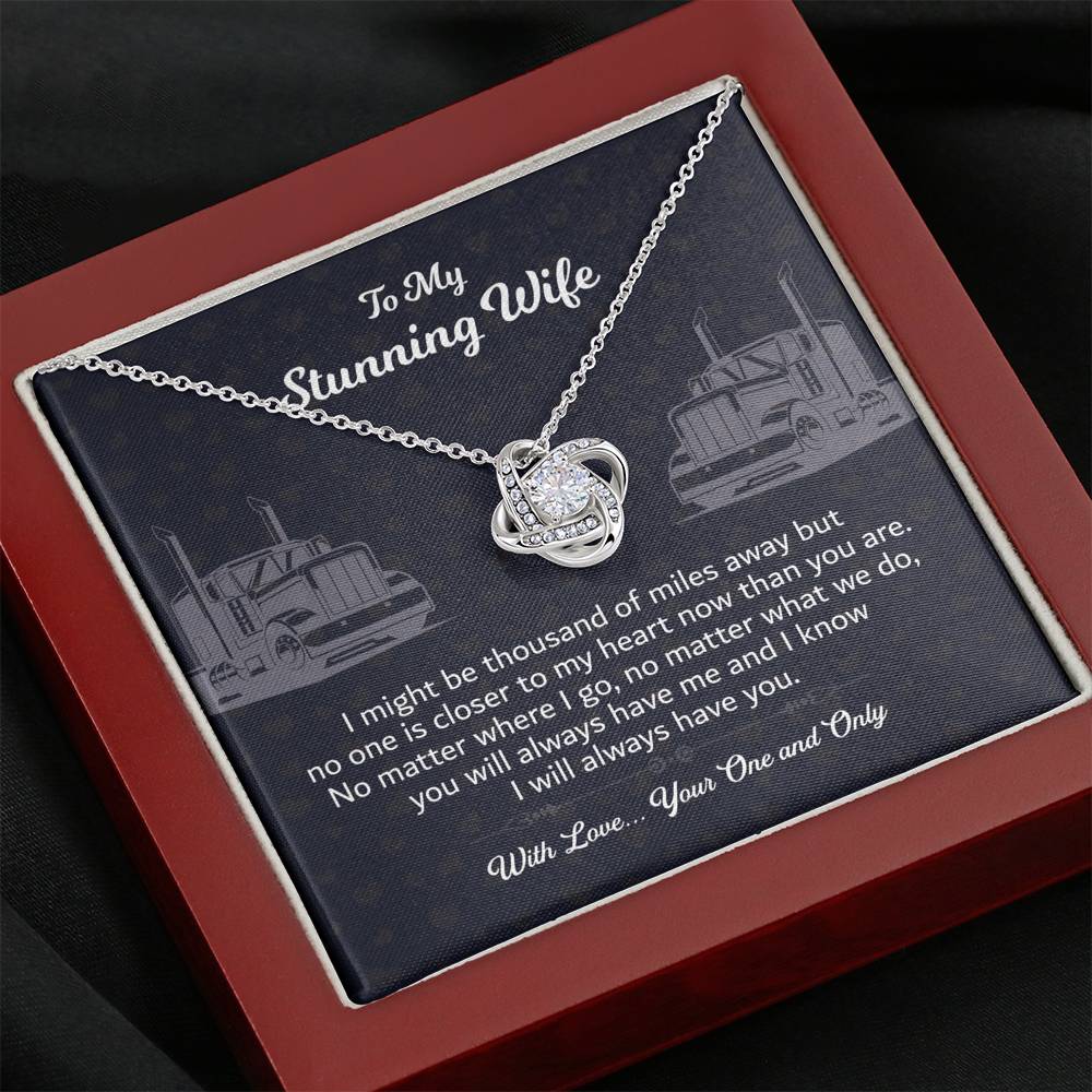 No One is Closer to My Heart than You - Husband and Wife Necklace