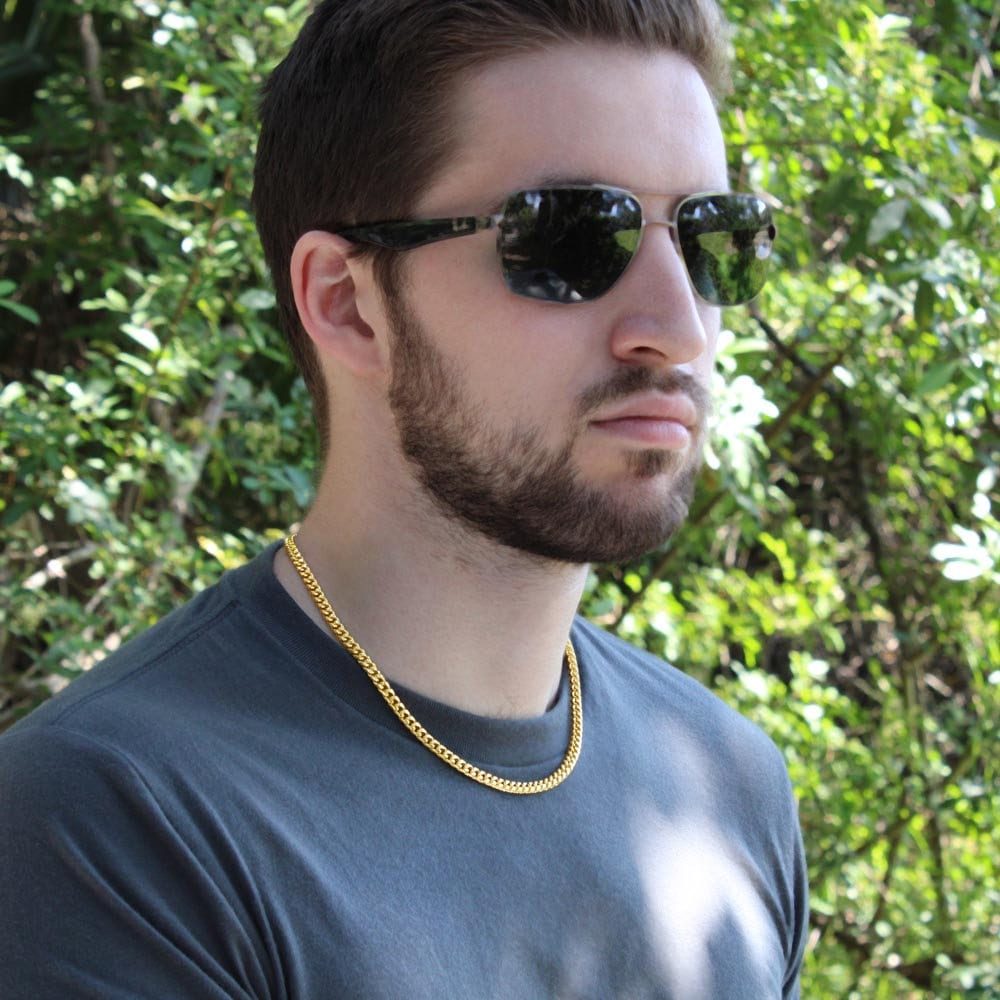 Para Mi Esposo - Por Siempre, con todo mi Amor - Cuban Link Chain 14k,Para Mi Esposo,Para Mi Novio,Para El Amor de Mi Vida