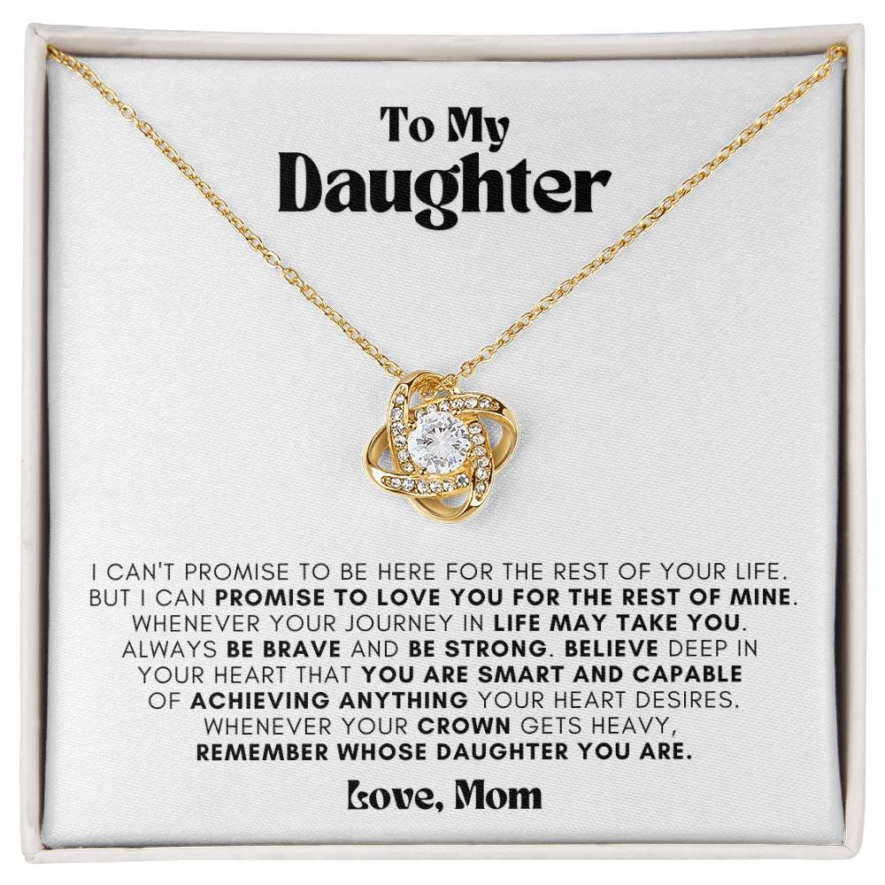 To my Daughter | Love Knot Necklace | From Mom