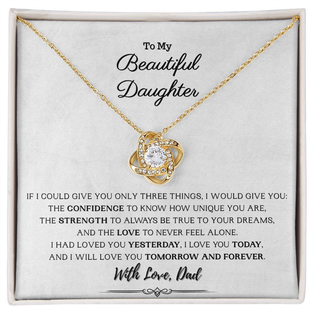To my Beautiful Daughter - I will Love You Forever
