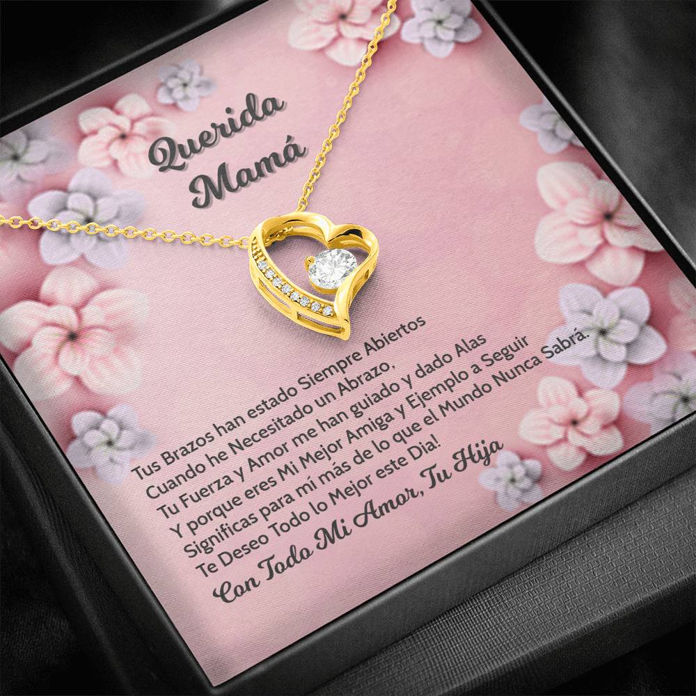 Mensaje de Amor de una Hija - Oro 14k Necklace