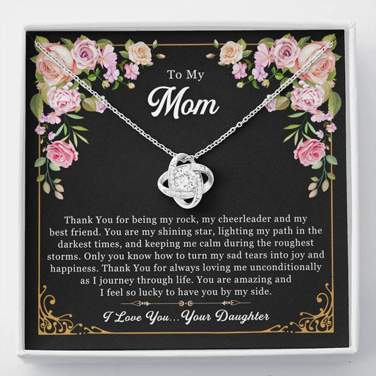 Thank You for being my rock - from Your Daughter | Mother's Day necklace