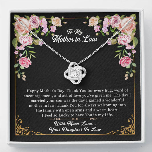 To My Mother in Law - With Much Love - Necklace