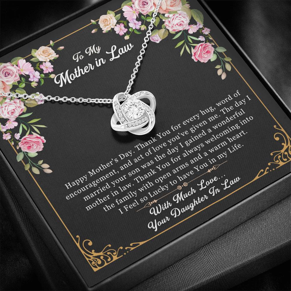 To My Mother in Law - With Much Love - Necklace