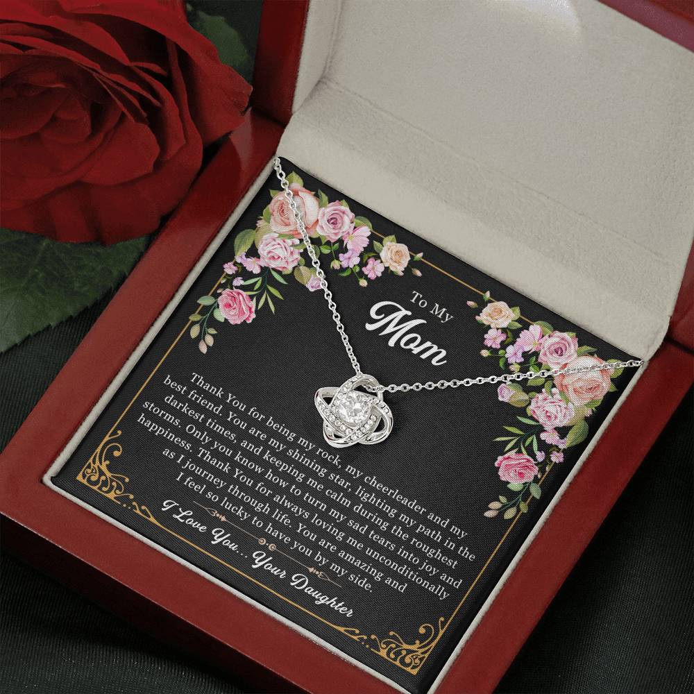 Thank You for being my rock - from Your Daughter | Mother's Day necklace