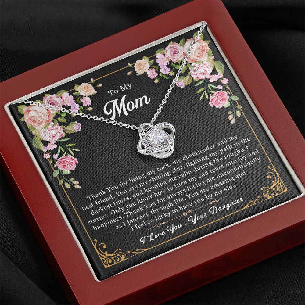 Thank You for being my rock - from Your Daughter | Mother's Day necklace